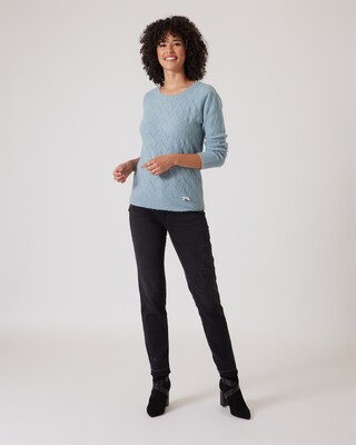 Pullover in Ajourstrick