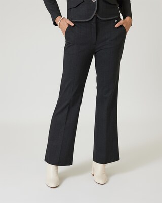 Marlene-Hose mit Nadelstreifen