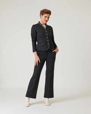 Marlene-Hose mit Nadelstreifen