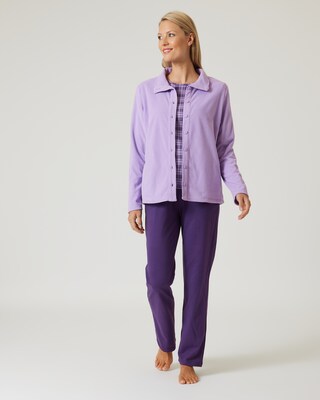 Set: Pyjama mit Fleecejacke