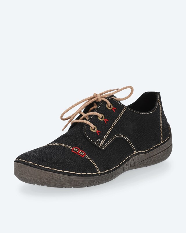 Halbschuh mit Kontrastnähten