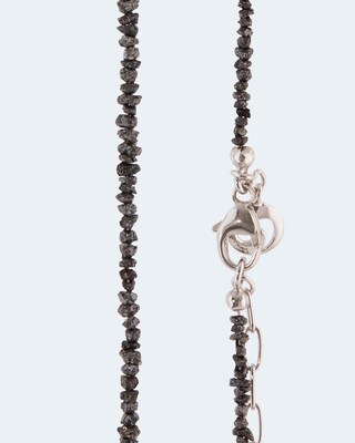 Collier mit Rohdiamanten und 18,00 Karat