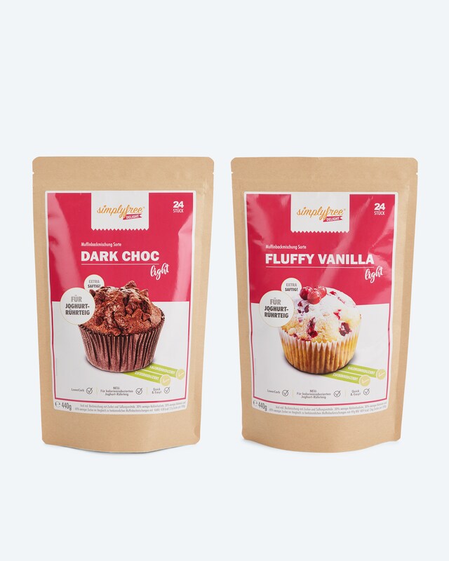 Backmischung Muffins Light, 48 Stk.