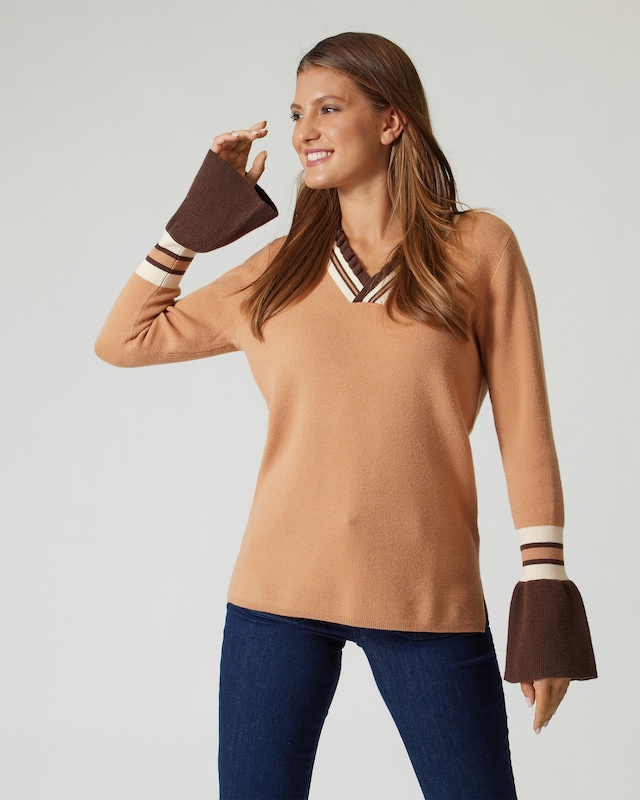 Pullover mit Streifen
