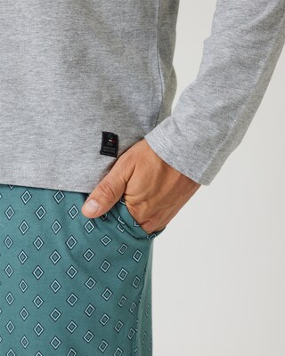Pyjama mit Grafik-Druck