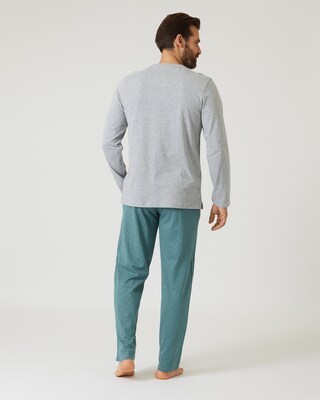 Pyjama mit Grafik-Druck