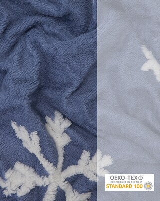 Lammfell-Jacquard-Wendedecke Winter
