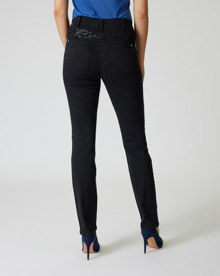 Jeans mit Pailletten-Dekor