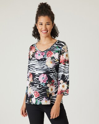 Shirt "Zebra Flower"