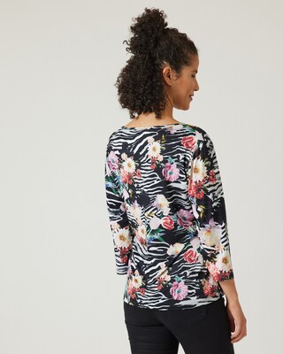 Shirt "Zebra Flower"