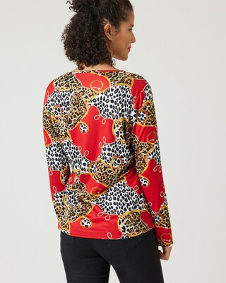 Shirt mit Foularddruck