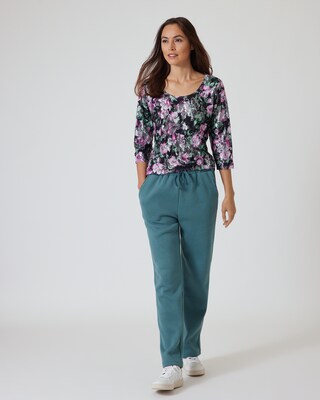 Spitzenshirt "Shiny Flower"