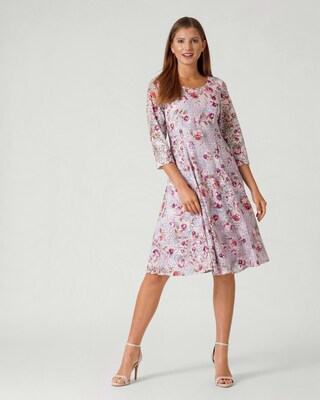 A-Linienkleid mit Spitze