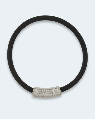 Kautschuk-Armband mit Zirkonia