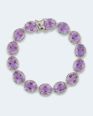 Armband mit Amethyst oder Topas