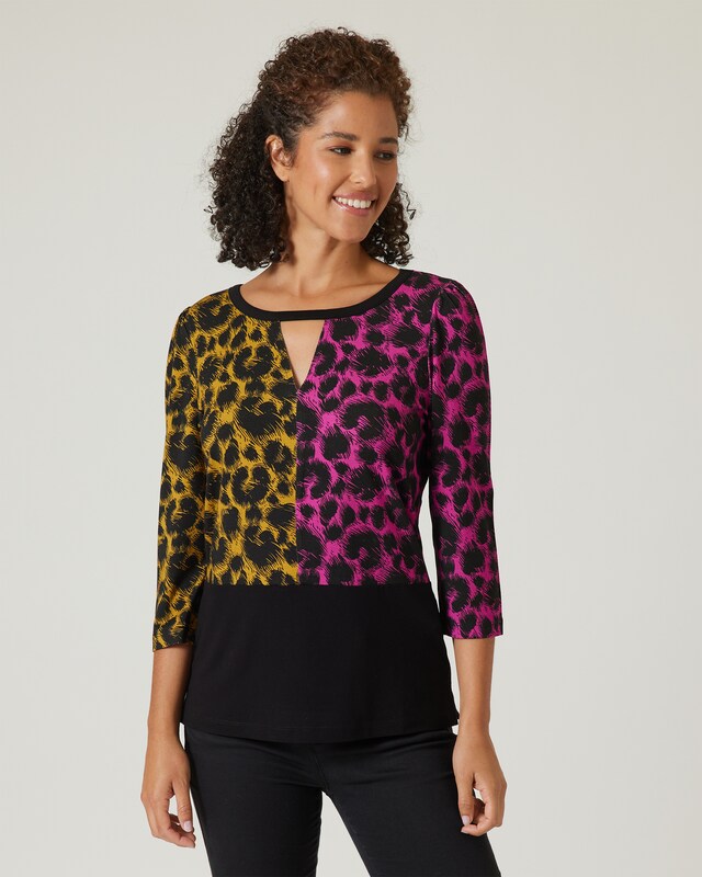 Shirt mit Leodruck