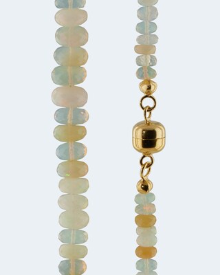 Collier mit Äthiopischer Opal