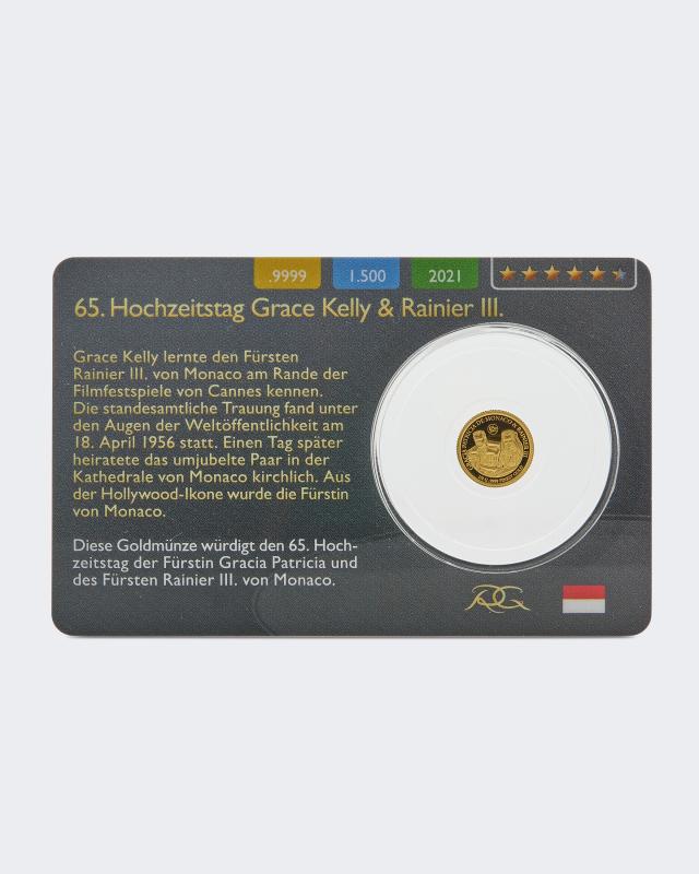 Produktabbildung für Goldmünze Grace Kelly & Fürst Rainer