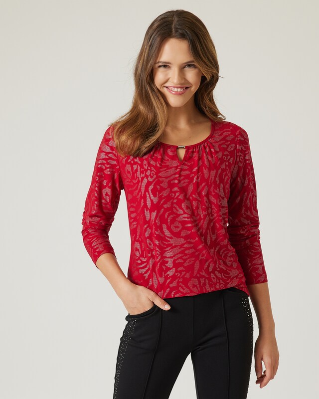 Shirt mit Tautropfen-Druck