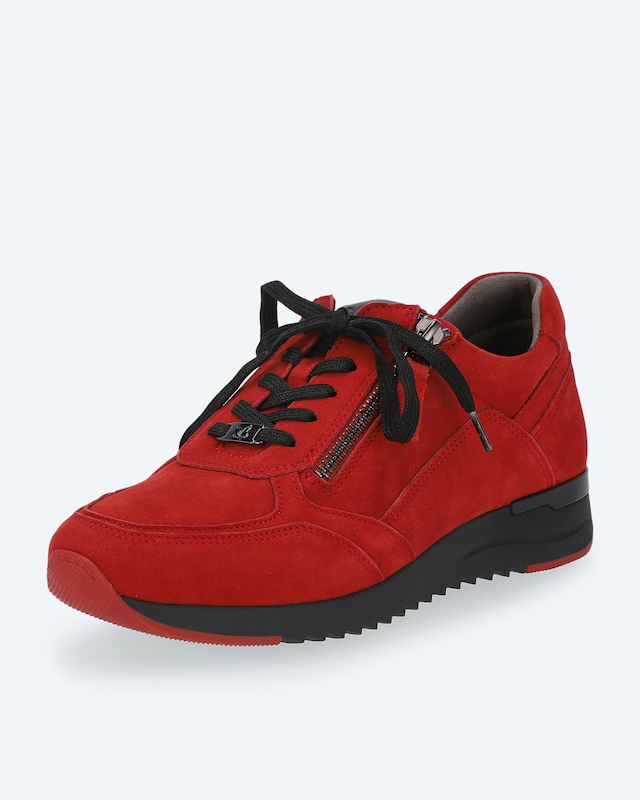 Sneaker mit 2-farbiger Laufsohle