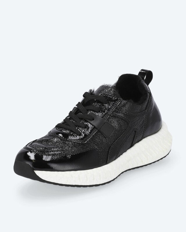 Sneaker, Lackleder