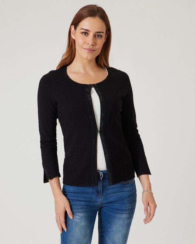 Cardigan mit Strass