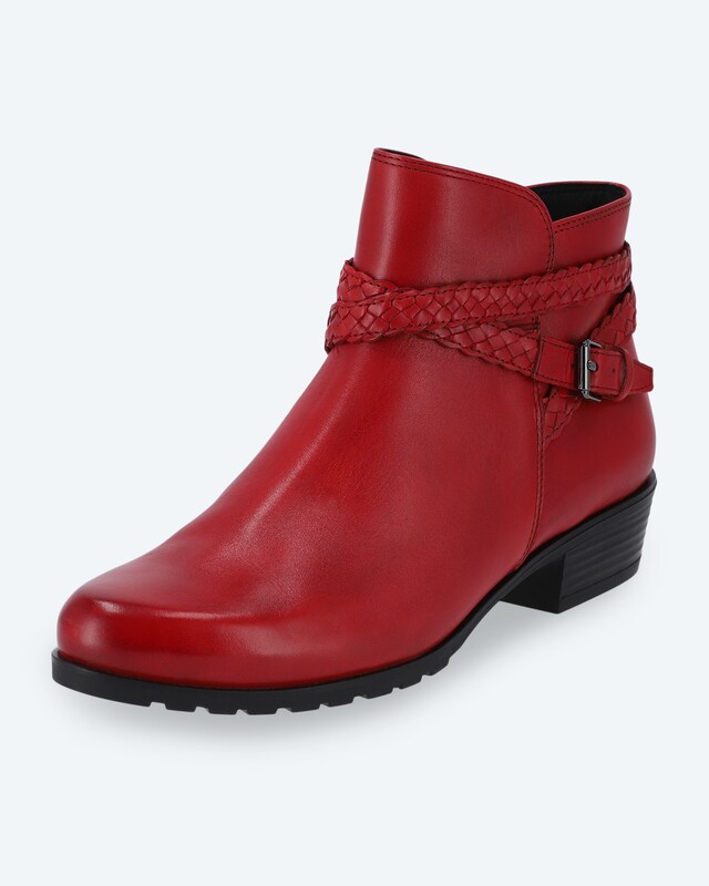 Stiefelette mit Lederriemen
