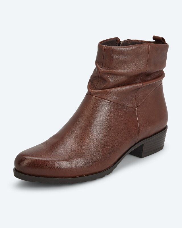 Stiefelette mit geschopptem Schaft