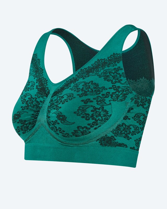 Bustier mit Spitzencorsagen-Design