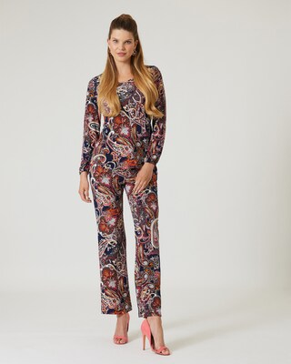 Longshirt mit Paisleydruck