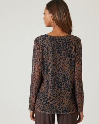 Shirt mit Mesh & Druck