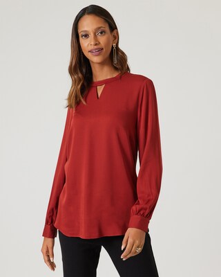 Bluse mit Cutout