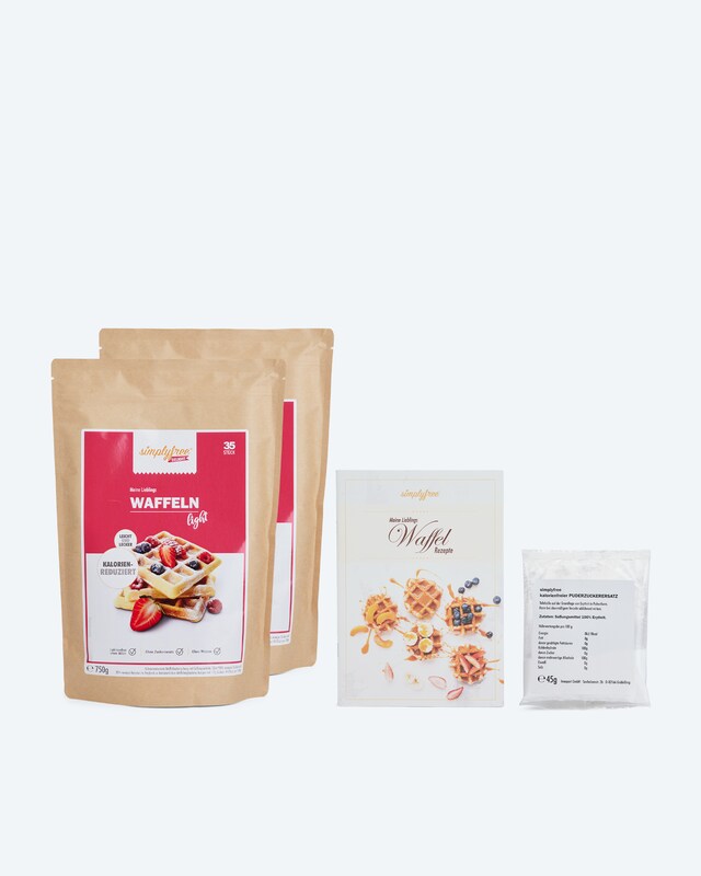 Backmischung Waffeln light + Rezeptheft
