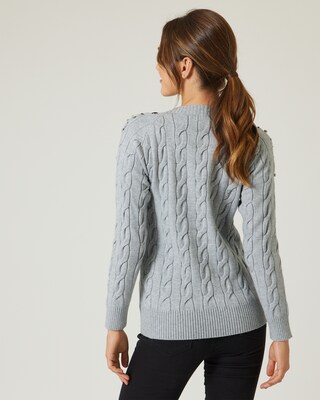 Pullover mit Steinchenverzierung
