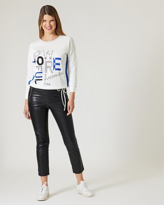 Sweatshirt mit Statement-Print