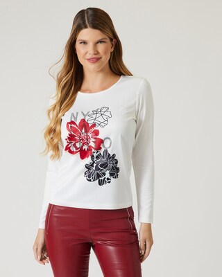 Shirt mit platziertem Frontdruck