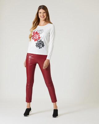 Shirt mit platziertem Frontdruck