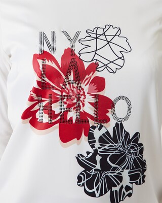 Shirt mit platziertem Frontdruck