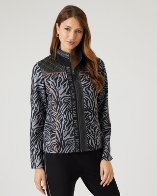 Inbetween Jacke mit Zebra Motiv
