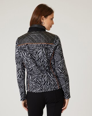 Inbetween Jacke mit Zebra Motiv