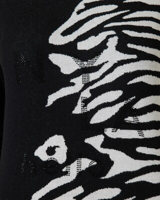 Jacquardpullover mit Animal-Design