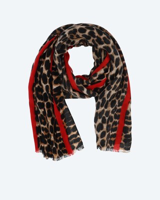Schal im Leo-Design