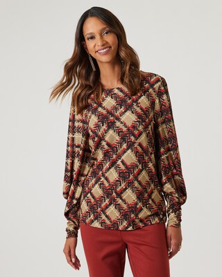 Shirt mit aufwändiger Ärmelform