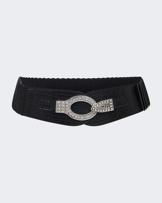 Stretchgürtel mit Glitzerschließe