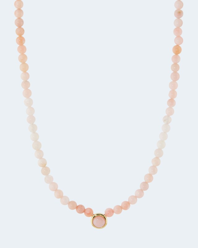 Opal-Collier mit Opal-Anhänger