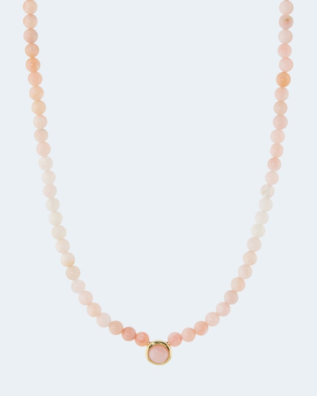 Opal-Collier mit Opal-Anhänger