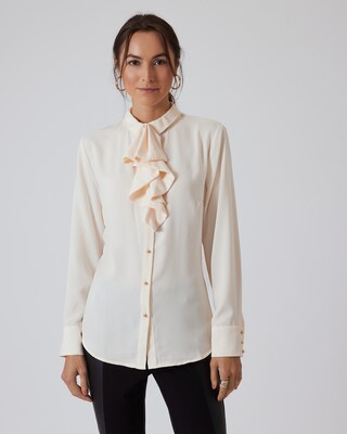 Bluse mit Volant