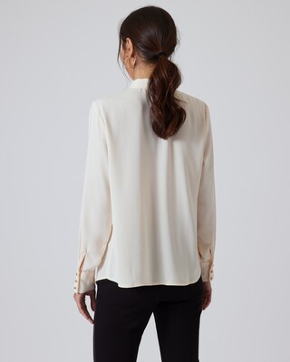 Bluse mit Volant