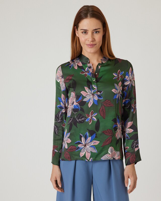 Bluse mit Blumenprint