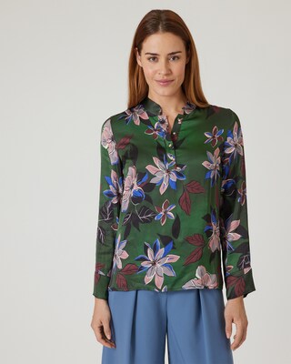 Bluse mit Blumenprint